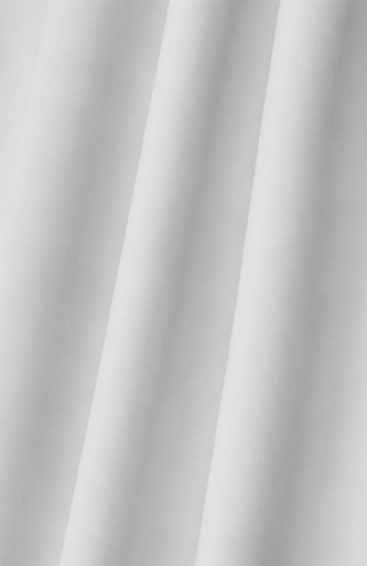 Maplehem Luxury Silk Pinch Pleat Curtains | Silk Cream, Silver Gray & Soft Blue