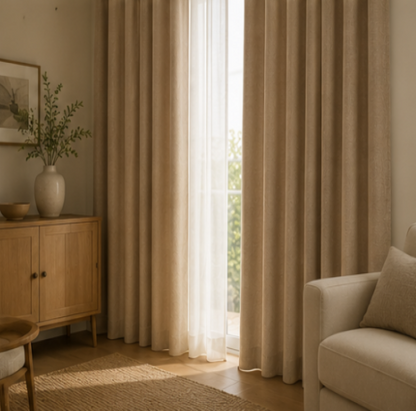 Maplehem Blackout Curtains | Bronze, Brown & Gray