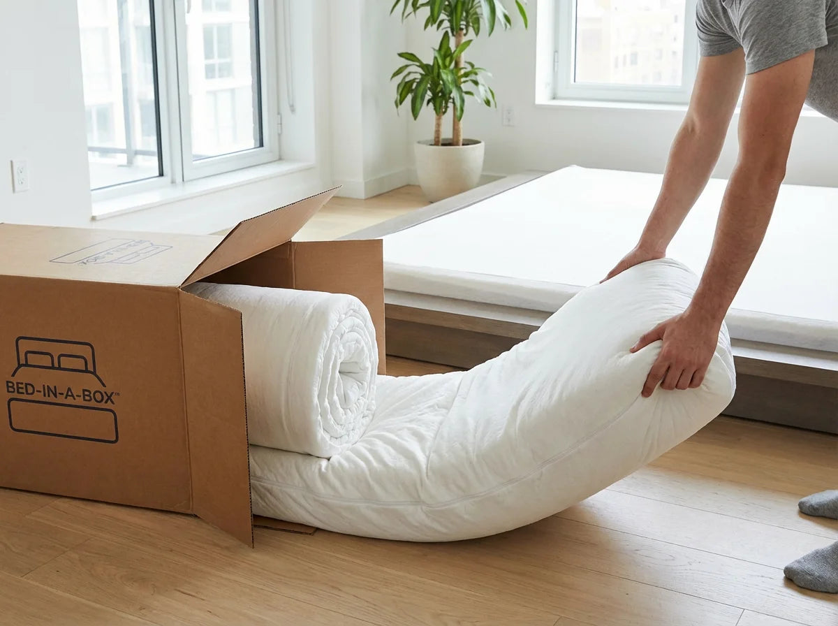 ComfortNest 10" Natural Latex Hybrid Mattress | Eco-Friendly | Bouncy & Breathable